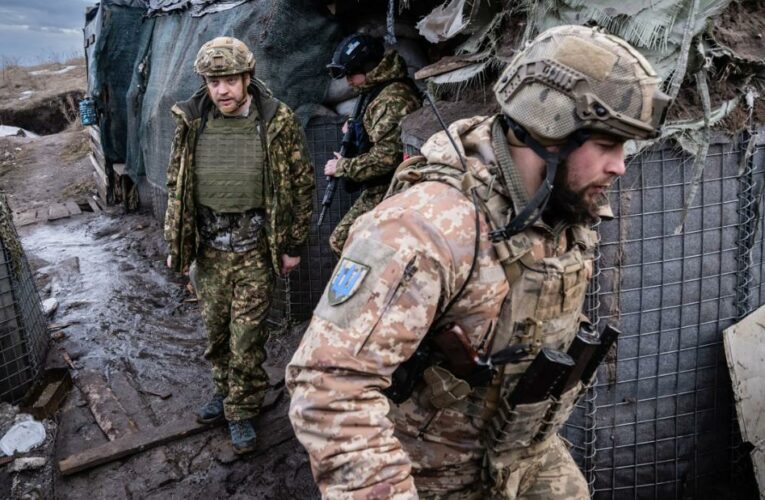 Ukraine’s Denys Monastyrskiy, who came under mortar fire today in eastern Ukraine, says the country has information about the advance of the Russian army