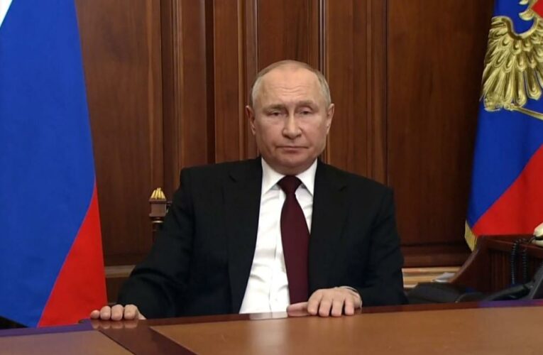 ‘Madness’: Putin addresses Ukraine during speech