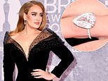 BRIT Awards 2022: Adele sparks engagement rumours as she shows off diamond ring on THAT finger