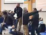Father is forcibly removed from New York school board meeting because he wasn’t wearing a face mask&nbsp;
