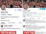 Don Jr. posts screenshot claiming to be Trump’s first post on new $1b Truth Social platform&nbsp;