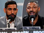 Amir Khan and Kell Brook argue over alleged racist comment in pre-fight press conference