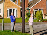 Pensioners slam BT for erecting 30ft broadband mast outside their bungalows