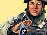 Russian posters warn troops not to use TikTok for fear of giving away military secrets