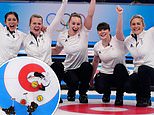 Eve Muirhead leads her women’s curlers to Team GB’s FIRST gold medal of the Winter Olympics