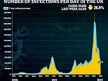 UK’s faltering Covid wave continues to fizzle as daily cases plunge 26% in a week