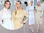 Diana’s twin nieces Lady Amelia and Lady Eliza Spencer attend Alberta Ferretti’s MFW show