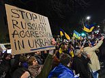 Demonstrators call for peace outside Russian embassies worldwide amid Ukraine invasion threat