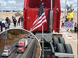 People’s Convoy sets off from California to DC as cavalcade raises more than $464,000