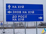 Ukrainians are told to REMOVE road signs in their cities and villages to ‘confuse’ Russian invaders