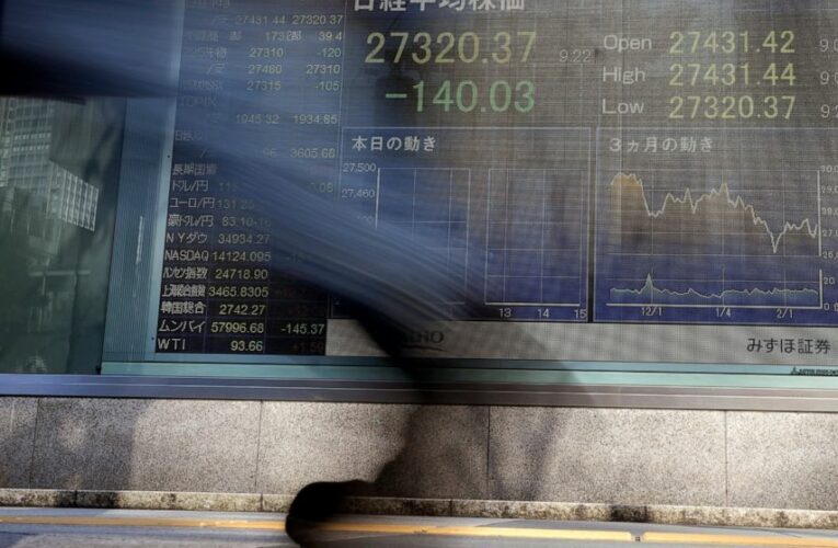 Asian shares slip as Ukraine tensions send US stocks lower