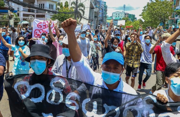 Rights advocates urge jet fuel sanctions against Myanmar