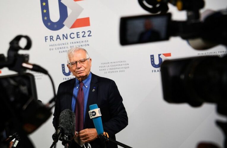 West hits back with sanctions as Russia pushes into Ukraine