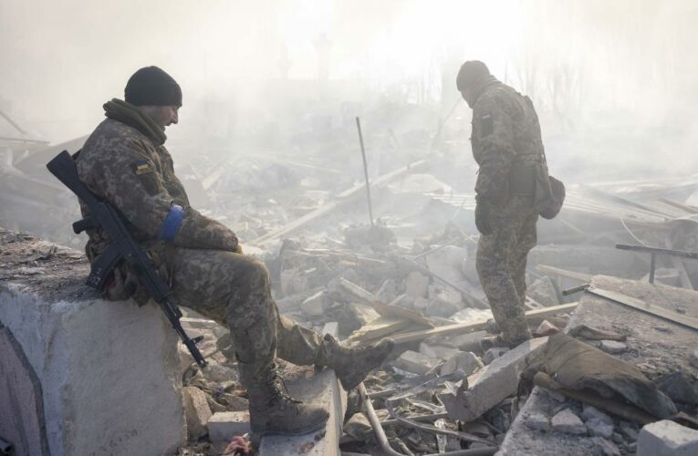 Rescue efforts underway in Mykolaiv. Russia also claims its hypersonic missiles destroyed an ammunition warehouse.