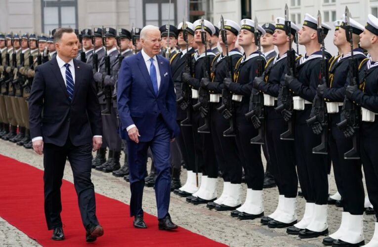 In Poland: Biden says world wars taught the US that stability in Europe is critical