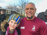 World Cup winner Roberto Carlos scores penalty as he makes SUNDAY LEAGUE appearance at the age of 48