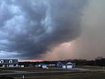 Two children under five among seven people killed by powerful tornado as twister sweeps through Iowa