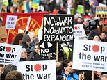 Protesters brand Putin a ‘delusional lunatic’ and a ‘bully’ during London rally