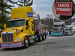 People’s Convoy circles Washington DC Beltway and promises to ‘hold the line’