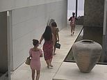 Four masseuses are seen on CCTV leaving resort where Shane Warne was found