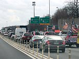 DC Beltway becomes a parking lot as People’s Convoy fills two lanes of interstate traffic