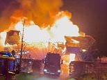 Massive fire rips through £90million Beaverbrook golf club