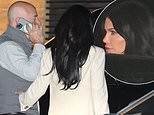 Amazon’s Jeff and girlfriend Lauren Sanchez arrive at Malibu’s Nobu day after landing in California
