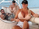 Katie Price displays results of 13TH boob job and liposuction on Thailand boat trip