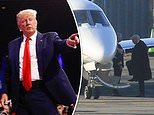 Moment pilot of Donald Trump’s plane calmly calls in emergency landing in New Orleans