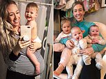 Single mom has THREE babies in the same year – but they’re not triplets