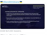 ‘Russia is paying a high price for each advance’: MoD says in public intelligence briefing
