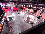 Kurdish TV channel continue broadcasting from badly damaged studio after missiles hit their offices