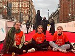 Insulate Britain target Baftas: Eco-zealots chant ‘Just Stop Oil’ at celebrities
