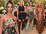 Lily James puts on show-stopping display at the British Vogue and Tiffany & Co party