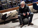 Roman Abramovich pictured in Tel Aviv airport VIP lounge as his private jet takes off for Istanbul