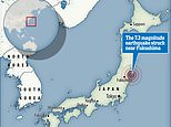 Tsunami warning after earthquake hits northern Japan 