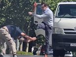 Road rage brawl breaks out between tradie and businessman on busy Sydney street