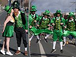 Revellers take to the streets of Dublin to celebrate  St. Patrick’s Day