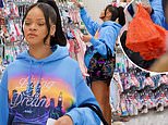 Rihanna shops for baby clothes at Target! Pregnant billionaire gets thrifty at budget store in LA