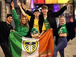 St Patrick’s Day revellers enjoy maybe a pint or two too many of the black stuff
