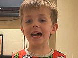 Woman, 36, is charged with murdering five-year-old who was found dead at his home on New Year’s Eve