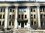 An empty pram for each of Putin’s 109 child victims as many remain entombed in destroyed theatre