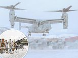 U.S. military aircraft with four on board crashes in Artic Norway