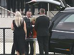 Shane Warne funeral: Jackson kisses his father’s coffin during funeral procession
