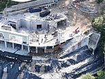 Mohamed Hadid’s $50MILLION Bel Air mega-mansion is reduced to rubble after years of legal wrangling