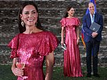 Kate Middleton slips into gown for official Belize reception with Prince William