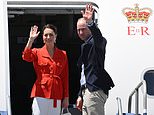 William and Kate arrive in Jamaica: Duke and Duchess of Cambridge begin latest leg of royal tour