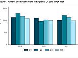 Cases of tuberculosis climbed 7.4% in England last year during pandemic