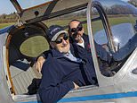 Flying high: RAF veteran takes to the skies again aged 100 in touching tribute to comrade 