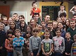 Excitement of the Ukrainian orphans who get to see Harry Potter
